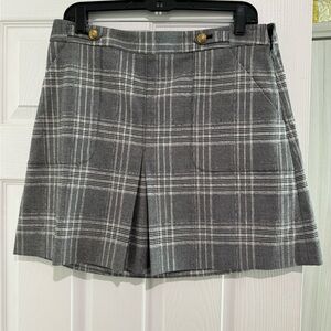 Plaid mini skirt